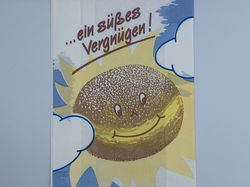 No.41 ドイツ マルシェ袋 パン屋さんの袋 「自転車に乗って」 No.41 ドイツ マルシェ袋 パン屋さんの袋 「自転車に乗って」 No.41