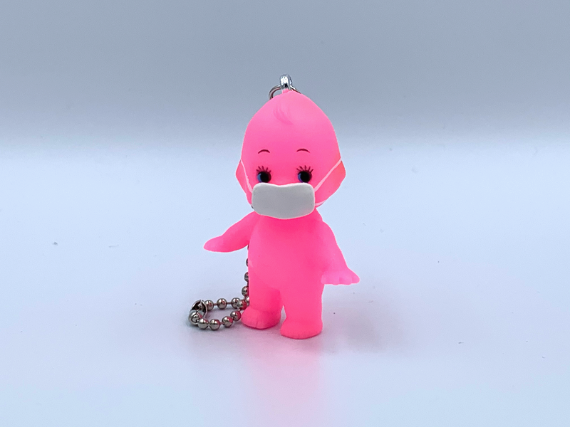 オビツ製作所 暗闇で光る 蓄光キューピー 5cm｜口に入れても安全な非