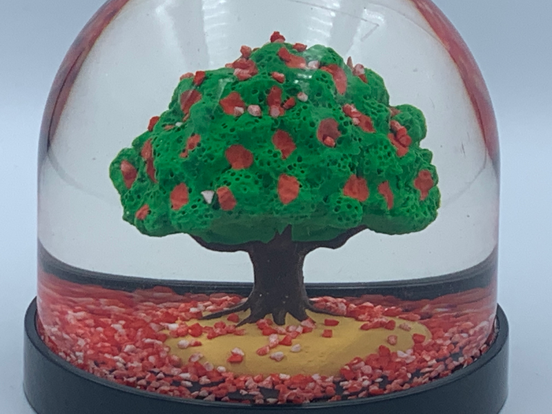 &k amsterdam Wanderball Tree RED｜スノードーム｜アンドケイ