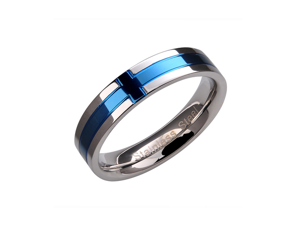 Blue Message Ring