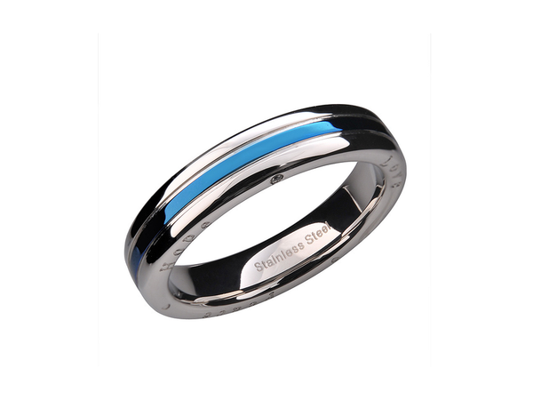 Blue Message Ring