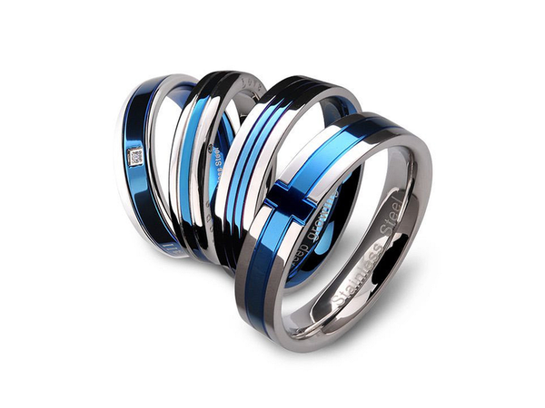 Blue Message Ring