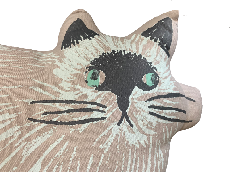 新品松尾ミユキダイカット クロックShima猫ねこネコ